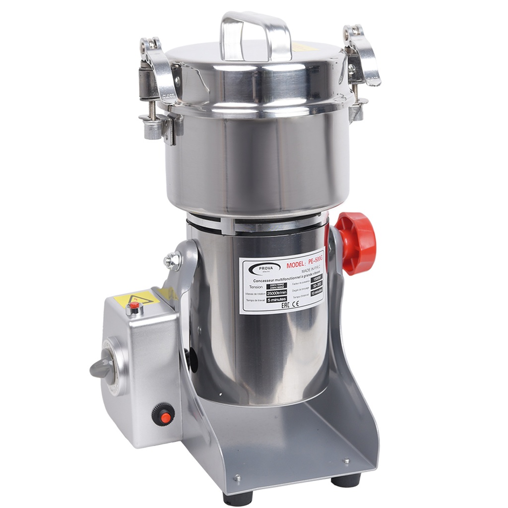 Moulin à Légumes Professionnel Inox N°5 - Grille 3 Mm - Double écrasement, Capacité 5 Kg/min - 10